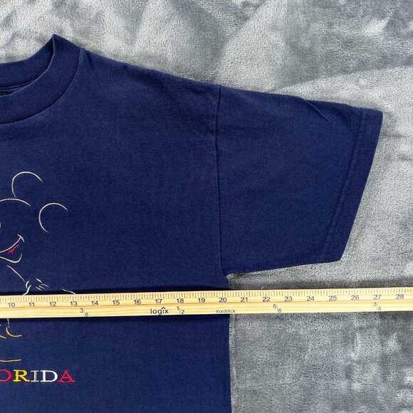Mickey Unlimited T Shirt Men M Vintage 90's Florida Mickey Mouse Embroidered USA - Picture 7 of 11